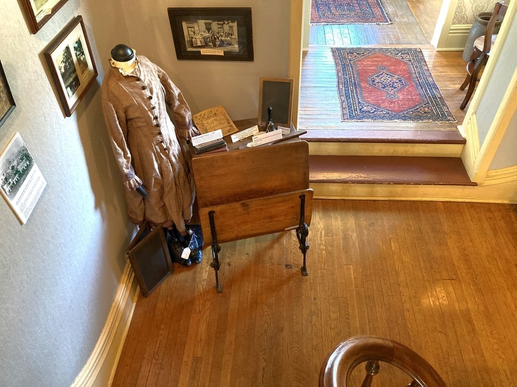 Kerr House Hallway Showing Old School Desk